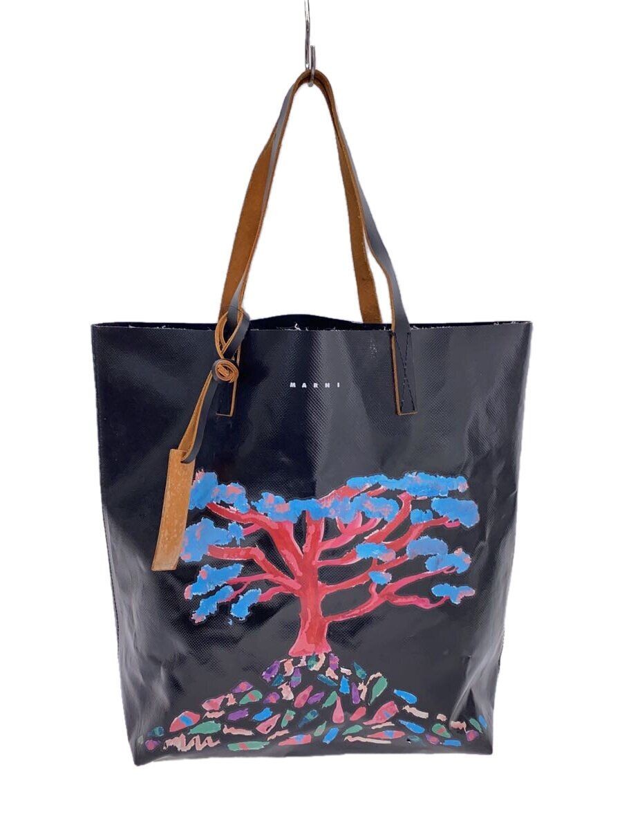 MARNI SHMQ0000A0 Tote Bag Vinyl Black Used | eBay