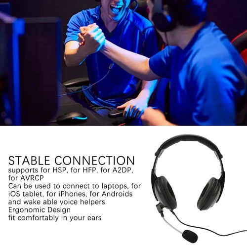 USB Gaming Headset Wire Control Adjustable Volume Gaming Headset With Mic For FY - Afbeelding 18 van 22