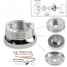 for Flaming River Ididit GM Chevy 5 & 6 Hole Billet Steering Wheel Hub Adapter