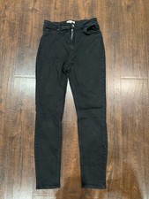 H M Log Black Stretchy Pants EUR 40