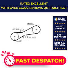 Timing Belt fits VOLVO S80 Mk1 2.5D 99 to 01 D5252T Gates 074130113E 074130113J