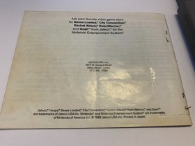 Hoops Basketball Nintendo NES Game Cartridge W/ Manual & Sleeve Vintage