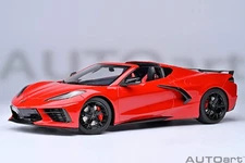 2020 CHEVROLET CORVETTE C8 STINGRAY TORCH RED 1/18 MODEL CAR BY AUTOART 71282