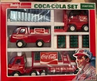 VINTAGE 1976 Buddy-L Coca-Cola Trucks/Forklift Set, MINT IN BOX, LOOK!!