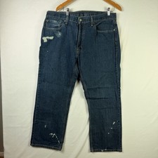Levi  s 559 Jeans Men  s 38x30 Blue Medium Wash Denim Relaxed Fit Straight