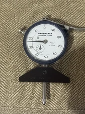 Gagemaker  0 - 1” Dial Depth Gage w/ Lever And Ruby Tip