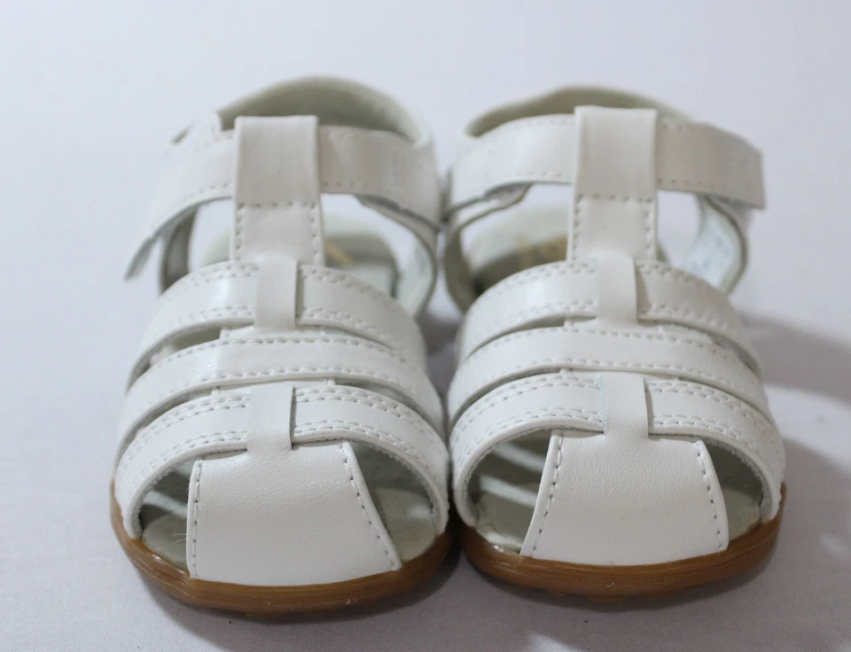 Sandalias clásicas Gloria V See Kai Run para niñas pequeñas JL3 blancas talla US:8 UK:7 Foto 4 de 4