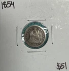 1854 Seated Liberty Half Dime Variety 3 with arrows, Historic Silver Coin L@@K!