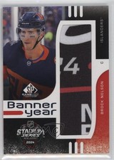 2024 Upper Deck SP Game Used Stadium Series Banner Year Relics Brock Nelson 0y2g