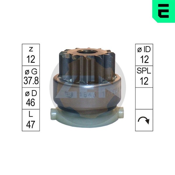 ERA Freilaufgetriebe, Starter ZN1646 FüR Ford Mazda-image