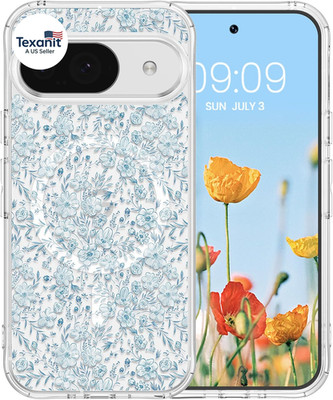 for Google Pixel 10/10 Pro Case Compatible with Magsafe Clear Floral Pattern Des