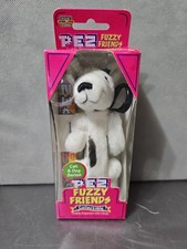 2002 Dakin/ Pez RASCAL BULL TERRIER Dog Fuzzy Friends Plush Keyring NEW in BOX