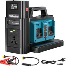 500w Pure Sine Wave Power Inverter For Bosch 18v Gba Battery 4port Jump Starter 500w Pure Sine Wave Power Inverter For Bosch 18v Gba Battery 4port Jump Starter