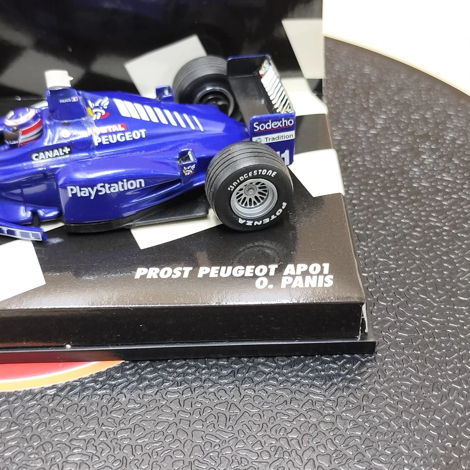 MINICHAMPS 1/43 Prost Peugeot AP01 Olivier Panis #11 430980011 - Image 3 of 4