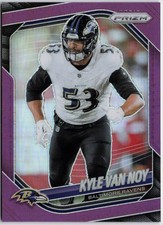 2025 Panini Prizm #246 Kyle Van Noy Purple #/125 Color Match