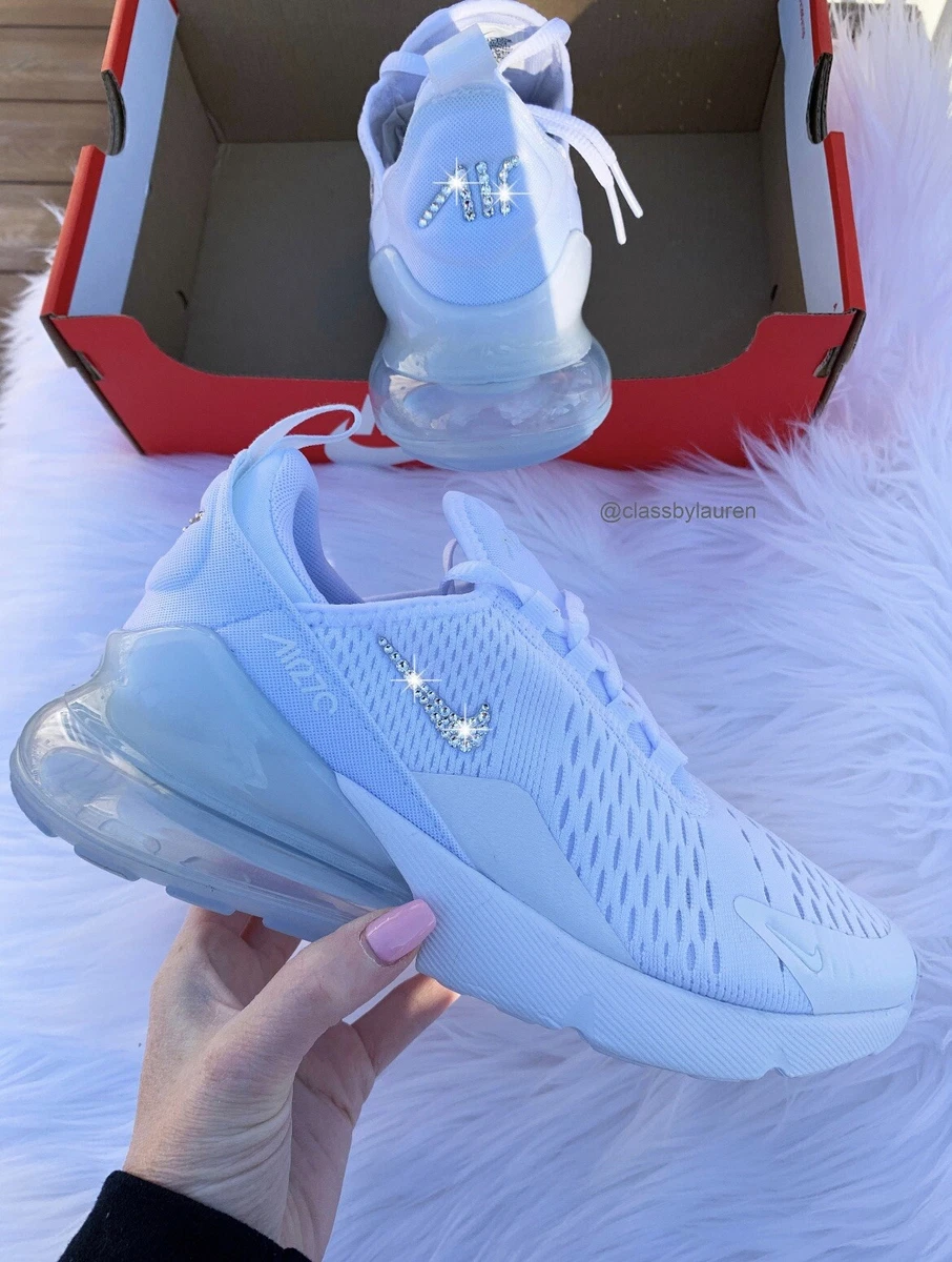 Nike Air Max 270 Custom White 'Arctic Ice' Edition