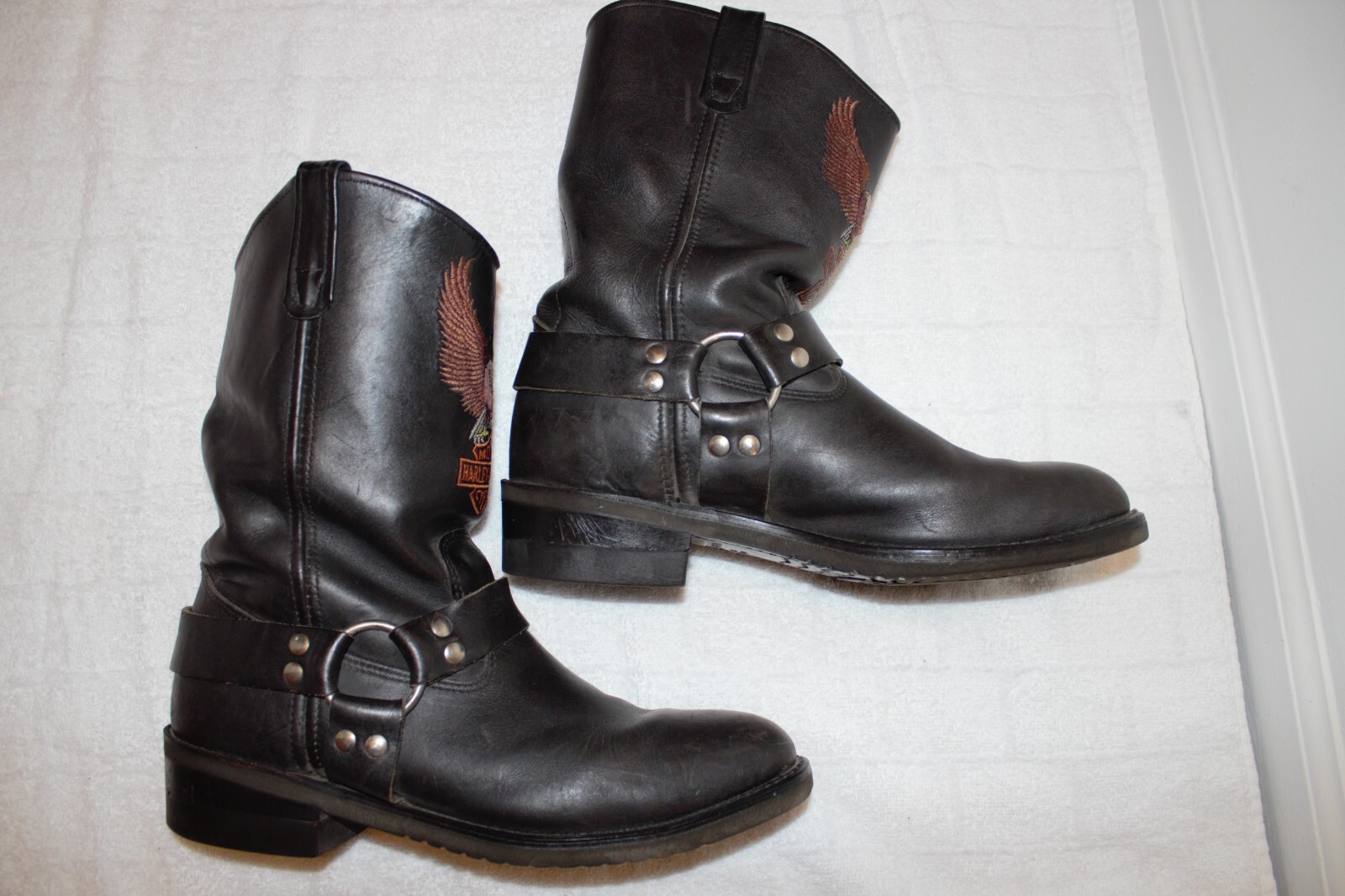 Harley Davidson, mens motorcycle boots size 11.5 Gem