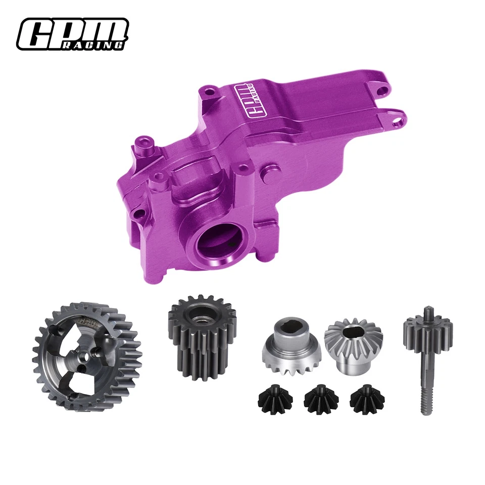 GPM 7075Alu Transmission Case+40Cr Steel Gear Set LOSI 1/24 Micro-B 1/28 Micro-T - Image 4 of 4