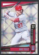 2020 Mike Trout Panini Chronicles Unparalleled Galactic #24
