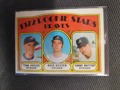 Rick Kester 1972 Topps Baseball Tom House Rick Kester Jimmy Britton RC #351 | eBay