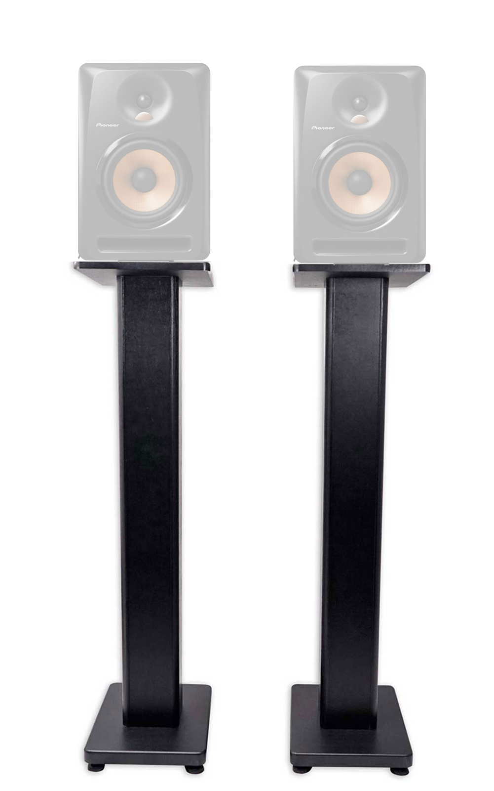 (2) Rockville 28" Studio Monitor Speaker Stands For Pioneer DJ Bulit6