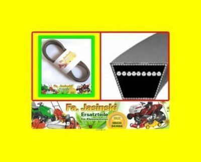 Cinghia Trapezoidale Motore-piatto Adattabile Trattorino Tagliaerba John Deere M136297 M152630 - Foto 3