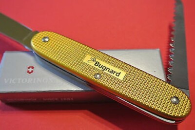 Bugnard Victorinox Gold Alox Woodsman | eBay