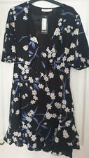 Nasty Gal black floral Dress NEW