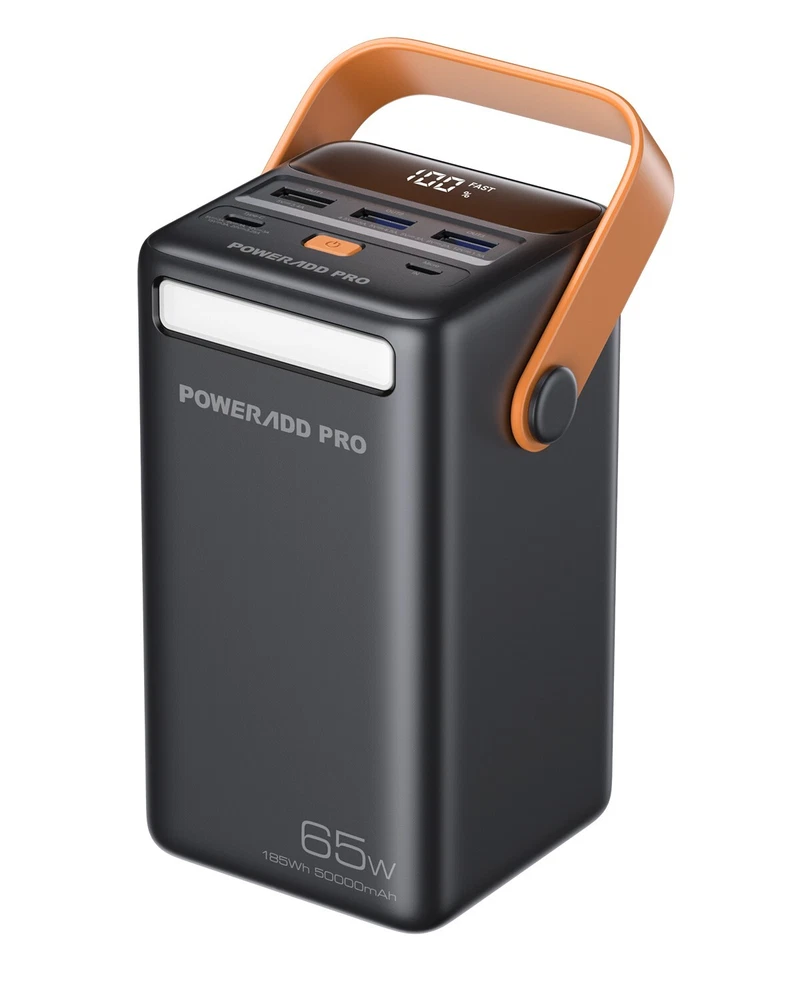 Power Bank 50000mAh PD 65W USB C Fast Charging Camping Travel Portable Charger Power Bank 50000mAh PD 65W USB C Fast Charging Camping Travel Portable Charger