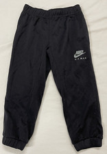 Nike Air Max Boys Youths Black Polyester Pants Size XS 3-4 Years