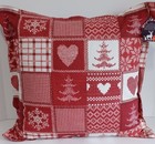 Stof France 20" X 20" Pillow Winter Love Holiday Scene Nordic Folk Collection 