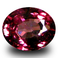 1.32 ct AAA Grand looking Oval Shape 7 x 6 mm Pinkish Red Rhodolite Garnet