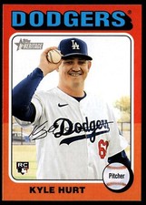 2024 Topps Heritage High Number #609 Kyle Hurt (RC) Dodgers Rookie