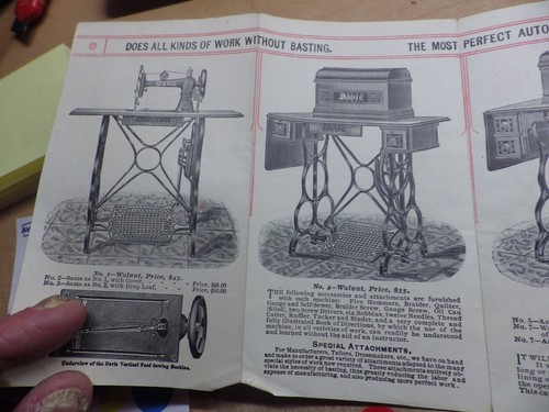 1900 ADVERTISING BROCHURE THE DAVIS VERTICAL FEED SEWING MACHINE DAYTON OHIO - Picture 4 of 5