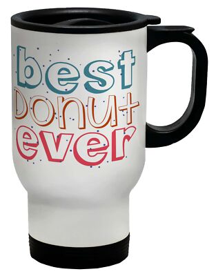 Best Donut Ever Travel Mug Donut Gebäck Glasur Marmelade Glasur Streusel Süß Tasse