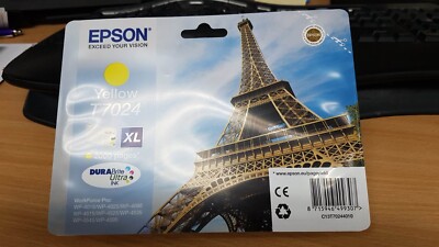 Original Epson T7024 gelbe Tintenpatronen mit hoher Kapazität C13T70244010 Abstand