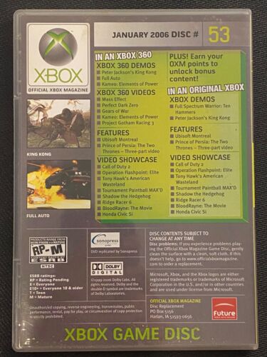 PETER JACKSON KING KONG xbox 360 Official DEMO #53 FULL AUTO kameo elements - Picture 2 of 4