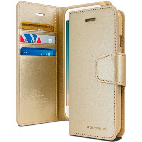 iPhone 7 / 8 Genuine Mercury Goospery SONATA Diary Stand Wallet Case Cover + SP - Picture 2 of 48