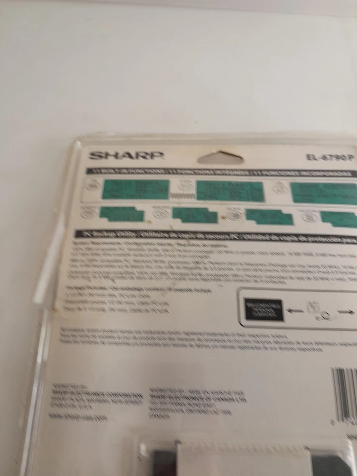 NEW~Sharp EL-6790P ~ Memo Master Electronic Pocket Handheld Organizer PC - Image 3 of 4