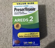 *BRAND NEW* Preservision Areds 2 Eye Vitamin-140 Mini Soft Gels