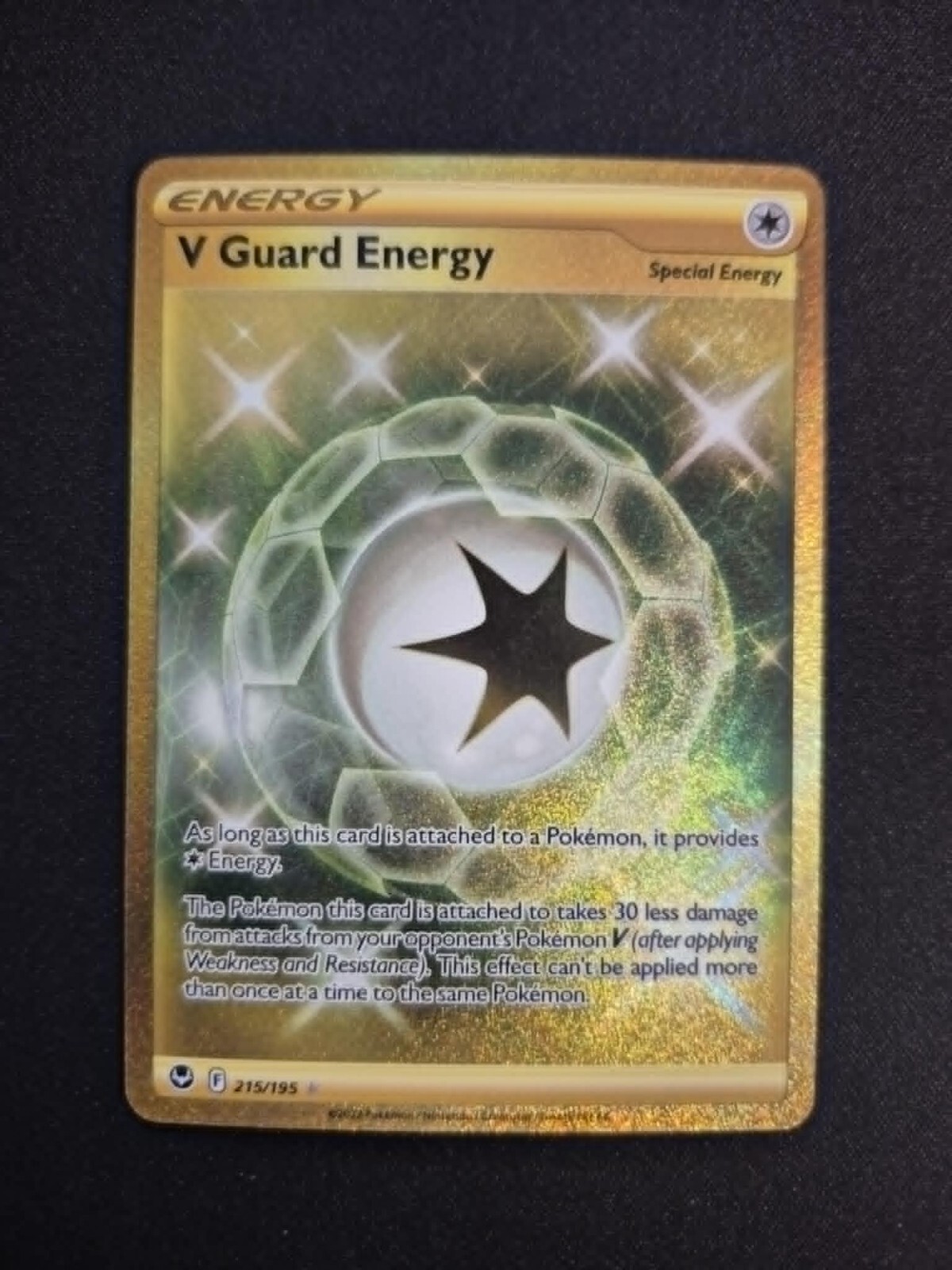 V Guard Energy 215/195 NM - Silver Tempest - Secret Rare