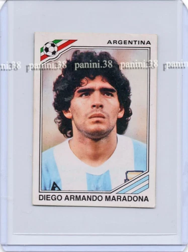 Sticker MARADONA "WORLD CUP - MEXICO 86" Panini RECOVERED