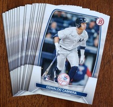 2023 Bowman Baseball 32 Oswaldo Cabrera RC New York Yankees - 20 CARD LOT
