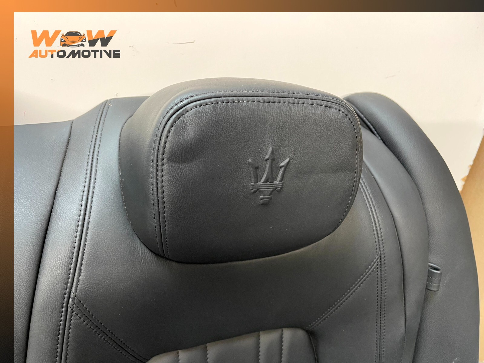 14-17 MASERATI GHIBLI REAR SECOND 2nd ROW SEAT ASSEMBLY BLACK OEM