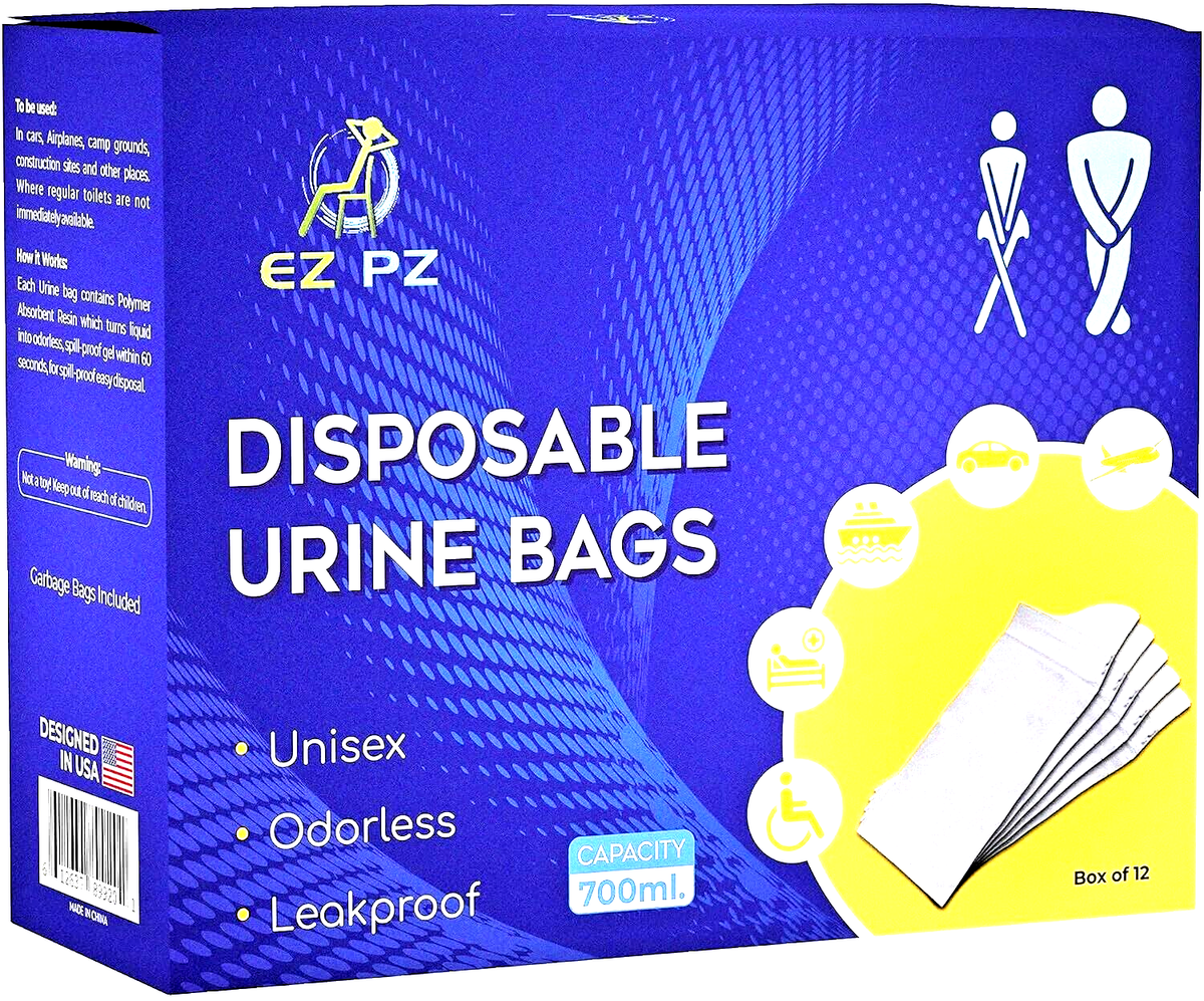 Lunderg Disposable Urine Bags For Men With Super Absorbent Pad - Value Pack 40 Count - View #6