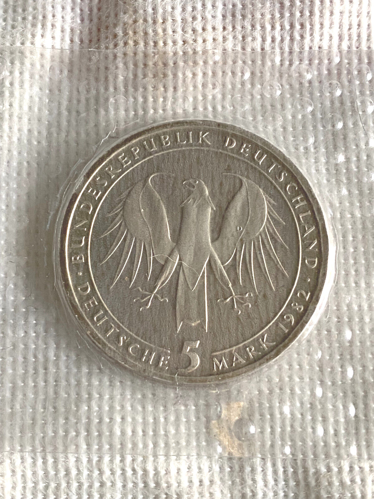 Johann Wolfgang Von Goethe 5 Dm Münze Wert 5 DM JOHANN WOLFGANG VON GOETHE 1982 Münze,eingeschweißt,Deutsche Mark