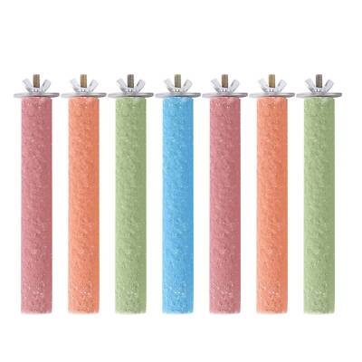 7 Pcs Grip Bird Cages Perch for Conures Parakeets Lovebirds Cockatiels,4597