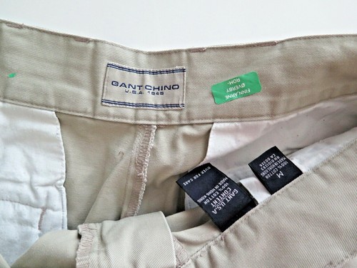 GANT Herren plissiert Cargo Chino Bermuda Shorts Größe M-W32 Top Zustand - Bild 5 von 5