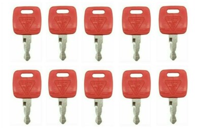 (10) For John Deere Tractor Ignition Keys OEM RE183935 RE43492 RE71557