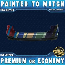 Painted To Match Rear Bumper Cover Fascia for 2017 2018 Subaru Forester w/ Park